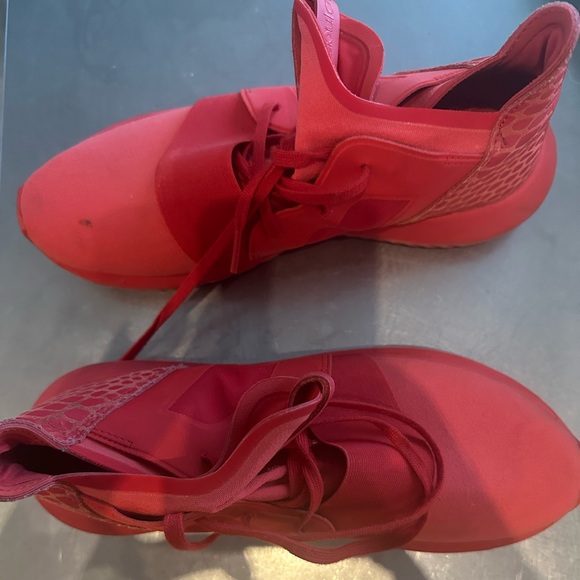 Red Adidas Tubular Gym Shoes - Picture 5 of 6